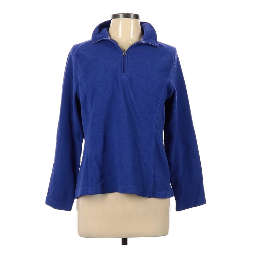 Lands End Polartec Aircore 100  1/4 Zip Pullover